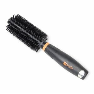 Goody 2Style Volumize And Curl Hair Brush Boars Hair Nylon Bristles Round Barrel